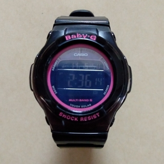 カシオ(CASIO)の【稼働品】CASIO Baby-G  BGD-1310-1JF 電波ソーラー(腕時計)