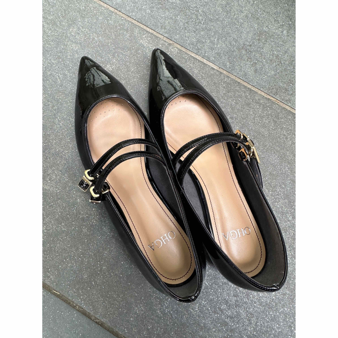 🖤ohga🖤ダブルストラップパンプス🖤の通販 by s.a.s.m.a.m.a's shop 🖤ohga🖤ダブルストラップパンプス🖤の通販 by s.a.s.m.a.m.a's shop