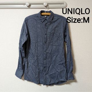 ユニクロ(UNIQLO)のUNIQLO★メンズ　ボタンダウンシャツ★Mサイズ(シャツ)