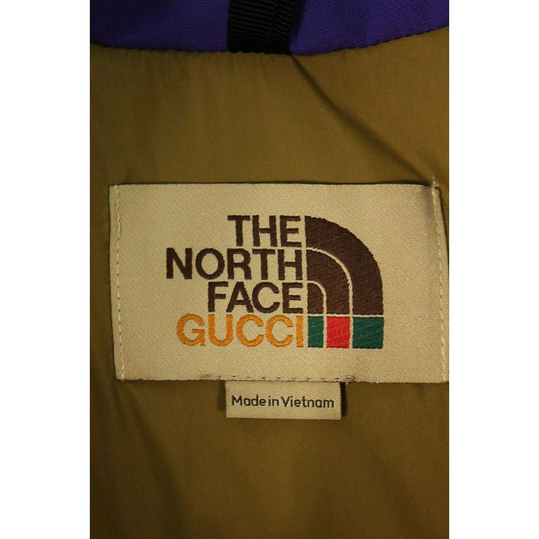 Gucci(グッチ)のグッチ ×ノースフェイス THE NORTH FACE  663757 XAAD0 フラワーロゴ総柄ダウンジャケット メンズ L メンズのジャケット/アウター(ダウンジャケット)の商品写真