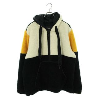 フェンディ(FENDI)のフェンディ  21AW  FW1109 AI7H ボアフリースブルゾン メンズ 50(ブルゾン)