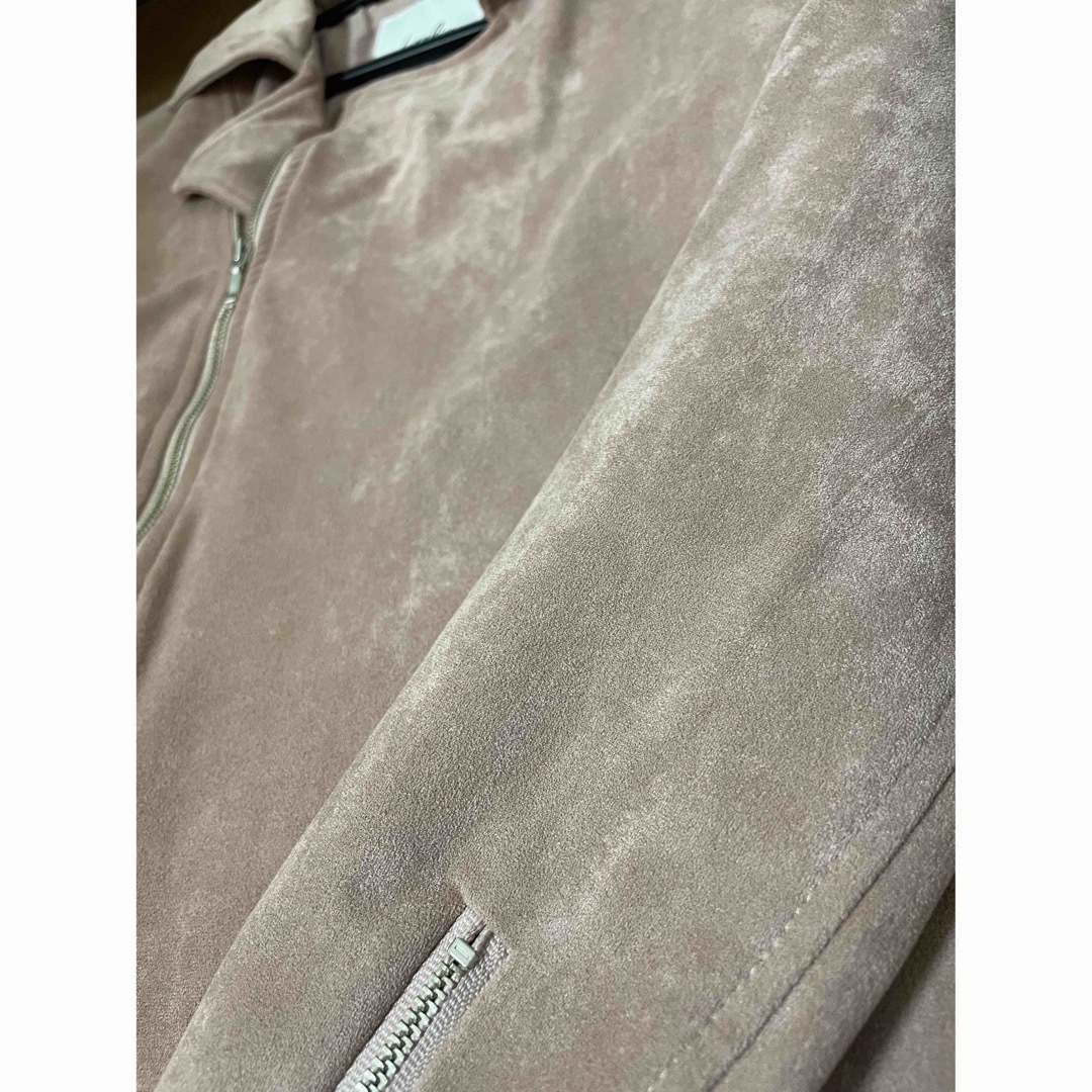dazzlin(ダズリン)のdazzlin フェイクスエードジャケット レディースのジャケット/アウター(ライダースジャケット)の商品写真