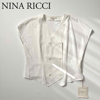 ニナリッチ(NINA RICCI)の極美品　NINA RICCI ニナリッチ　ブラウス　トップス　オープンシャツ(シャツ/ブラウス(半袖/袖なし))