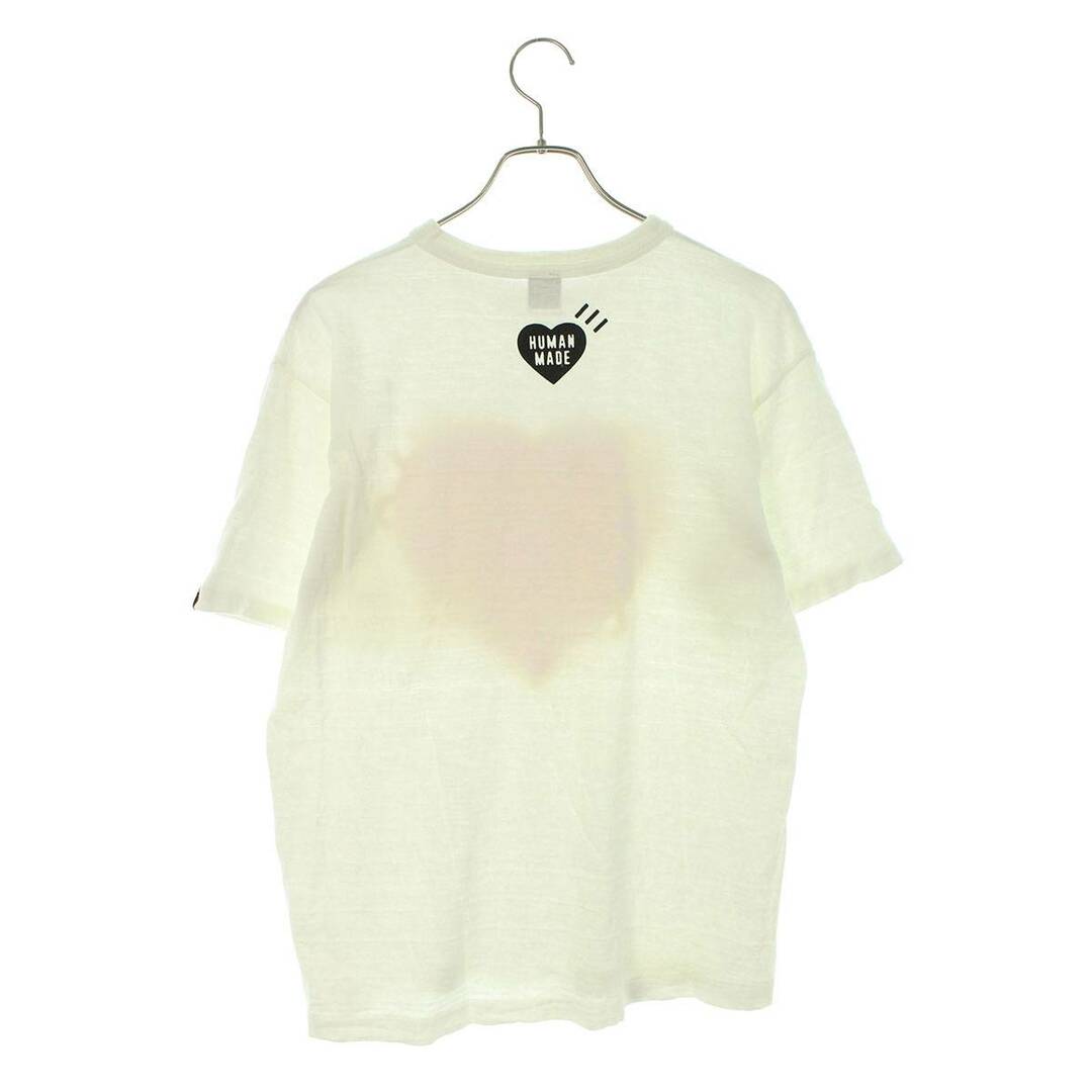 HUMAN MADE(ヒューマンメイド)のヒューマンメイド  HEART S/S T-SHIRT ハートロゴプリントTシャツ メンズ L メンズのトップス(Tシャツ/カットソー(半袖/袖なし))の商品写真