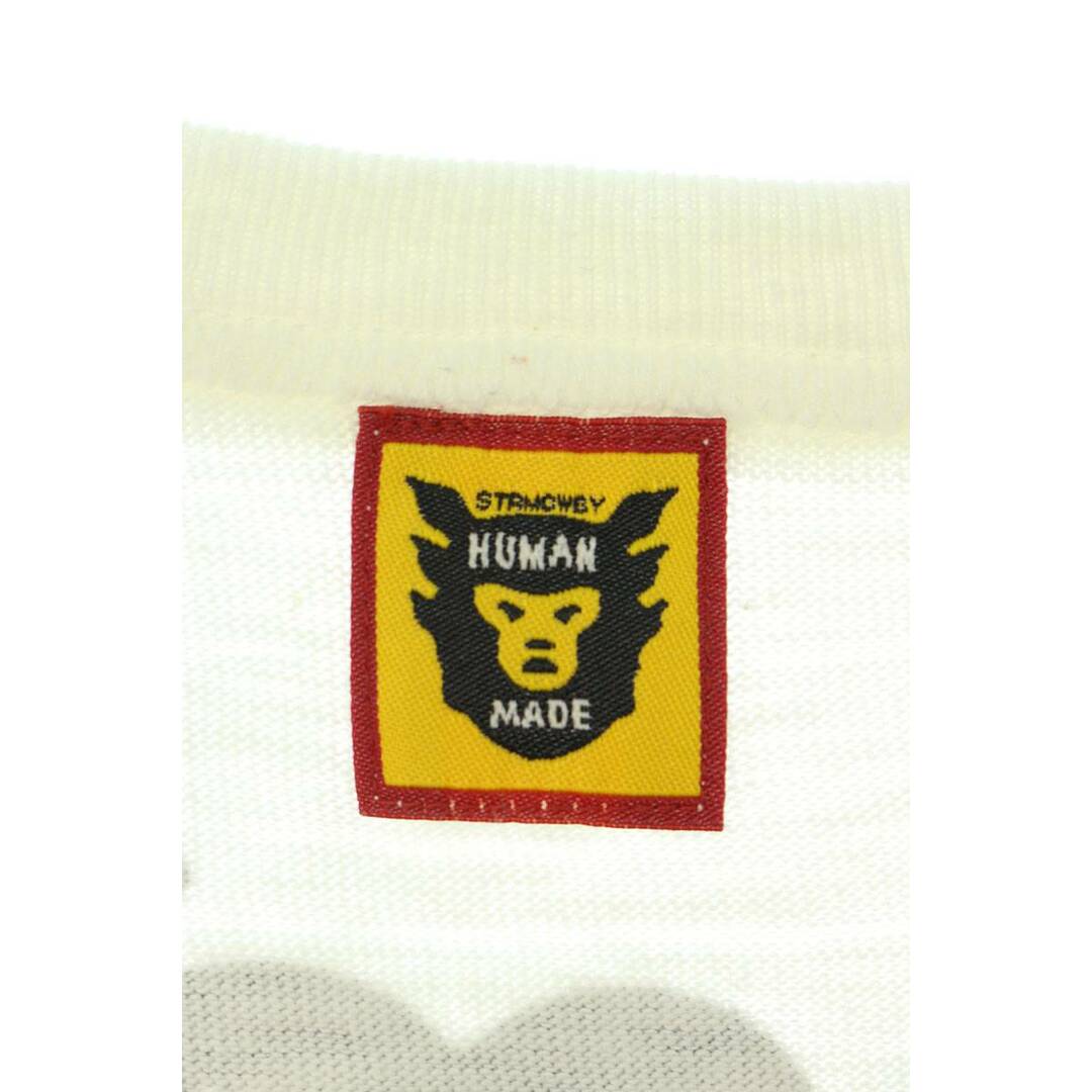 HUMAN MADE(ヒューマンメイド)のヒューマンメイド  HEART S/S T-SHIRT ハートロゴプリントTシャツ メンズ L メンズのトップス(Tシャツ/カットソー(半袖/袖なし))の商品写真
