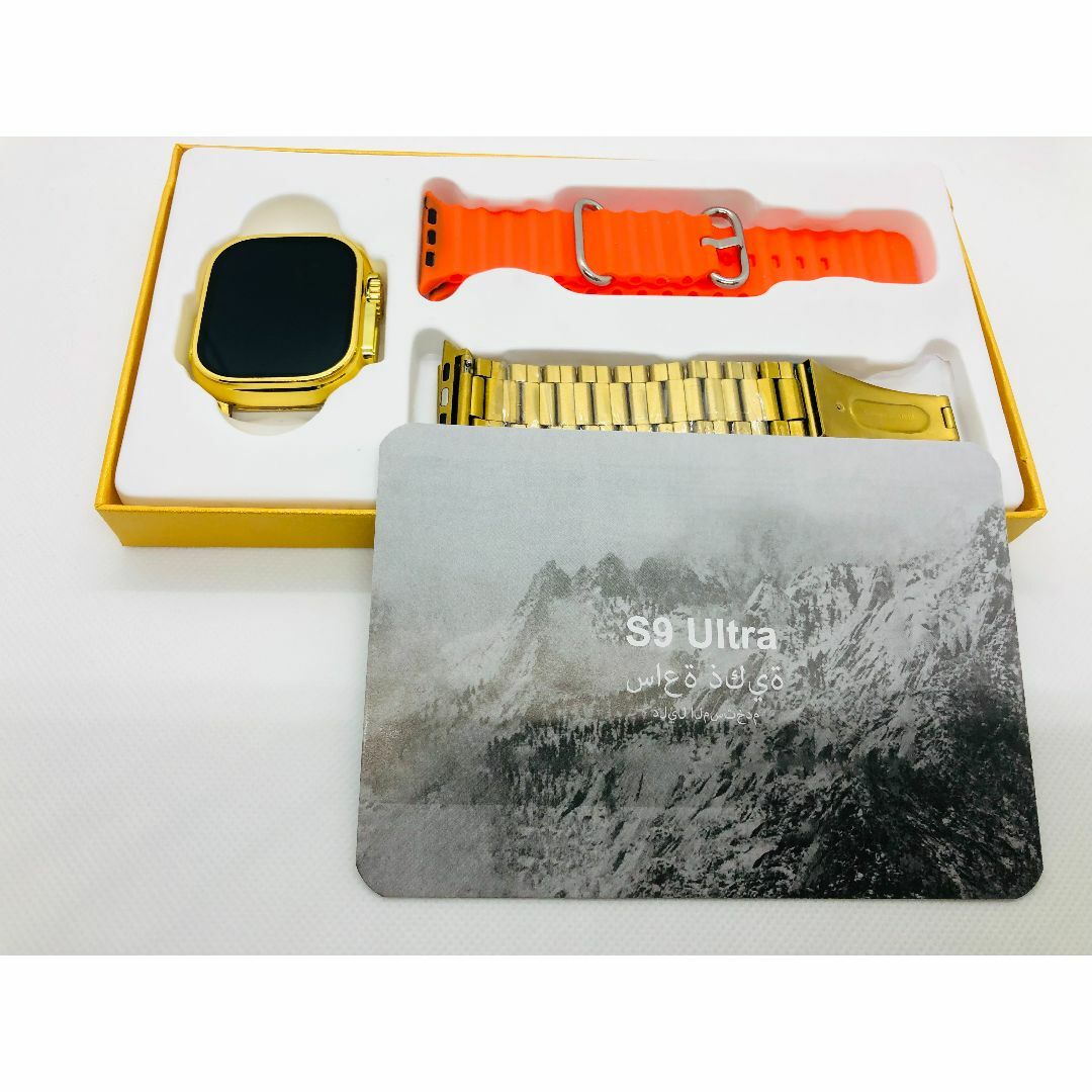HK9 ULTRA ゴールド スマートウォッチ 健康管理 血圧 心拍数 メンズの時計(腕時計(デジタル))の商品写真