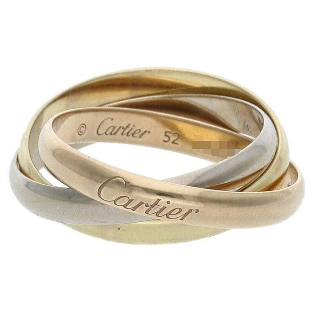 Cartier(カルティエ)のカルティエ  トリニティ K18YG/WG/PGゴールドリング メンズ 12号 メンズのアクセサリー(リング(指輪))の商品写真