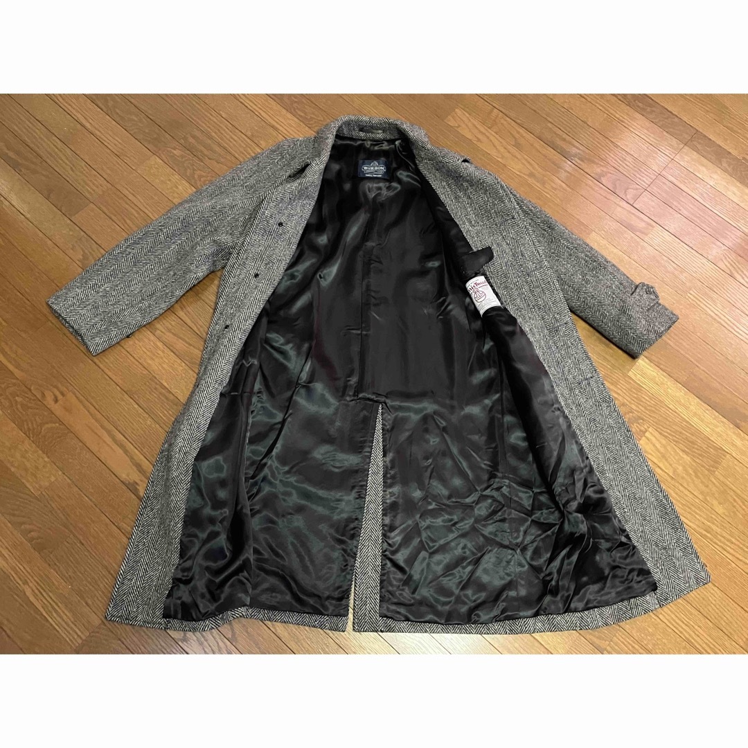 レア　テイジンメンズショップ　ハリスツイードコート メンズのジャケット/アウター(チェスターコート)の商品写真