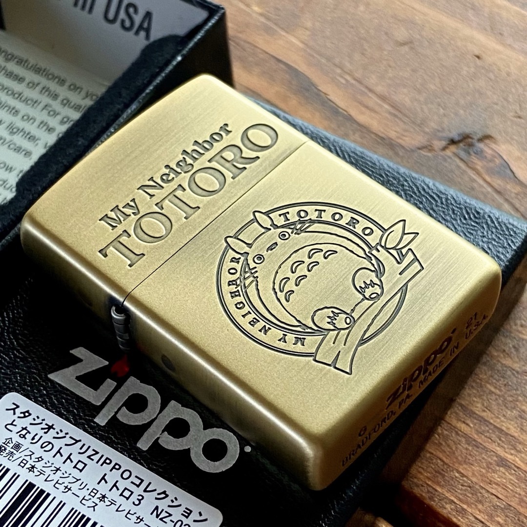 ZIPPO - 新品 Zippo となりのトトロ トトロ 3 ジブリ ジッポー NZ-03の