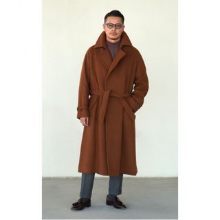 未使用級美品✨　theory カシミヤ27% ウール　グレー　トレンチコート