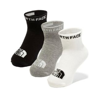 ザノースフェイス(THE NORTH FACE)のザノースフェイス◎くるぶしソックス3P✕2セット(6足)◎16～18cm黒&緑(その他)