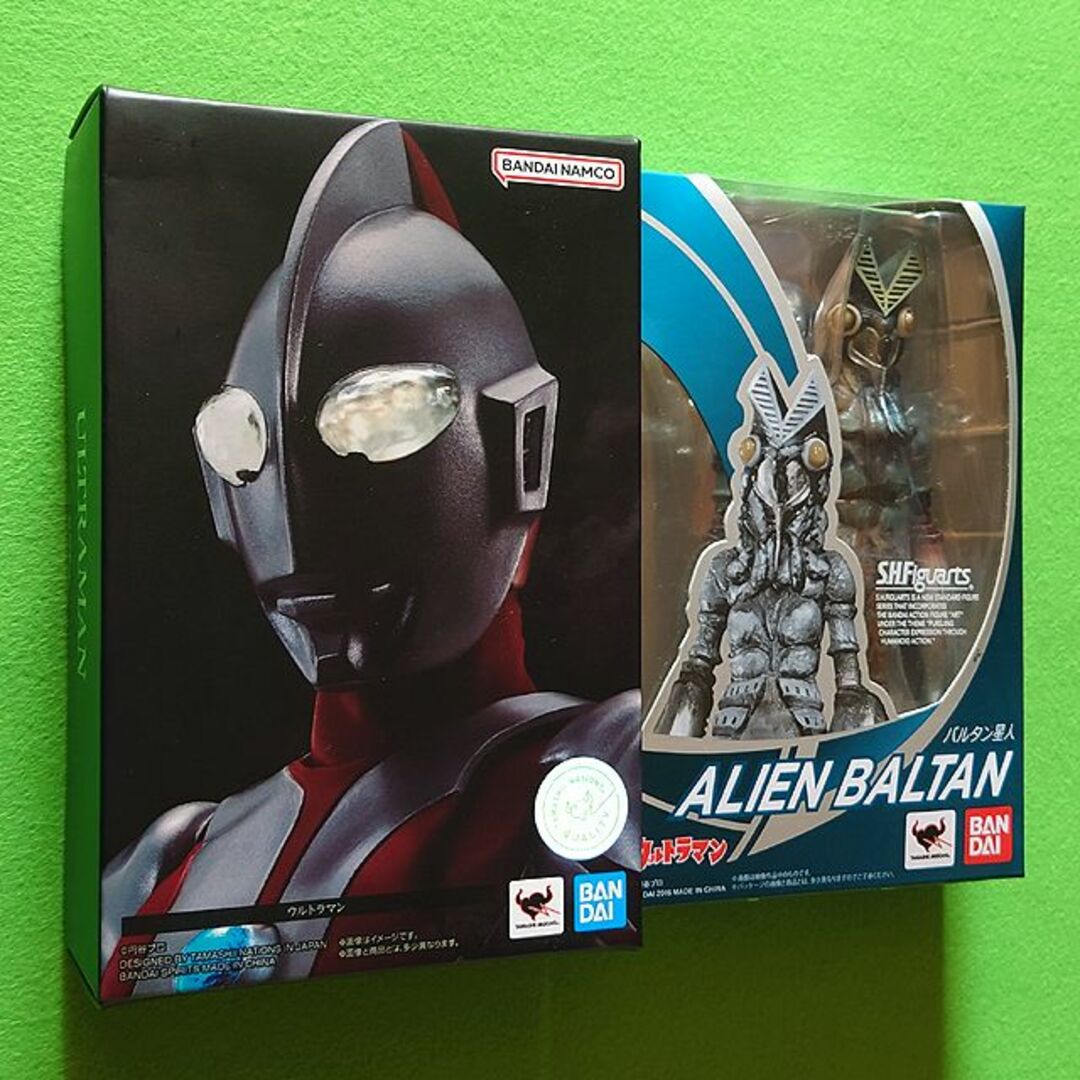 未開封品　S.H.フィギュアーツ　ウルトラマン（Aタイプ） ＋ バルタン星人