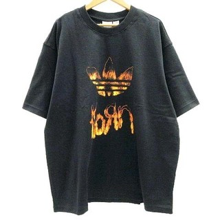 アディダス(adidas)の未使用 adidas x  Korn グラフィック Tシャツ 半袖 ブラック (Tシャツ/カットソー(半袖/袖なし))