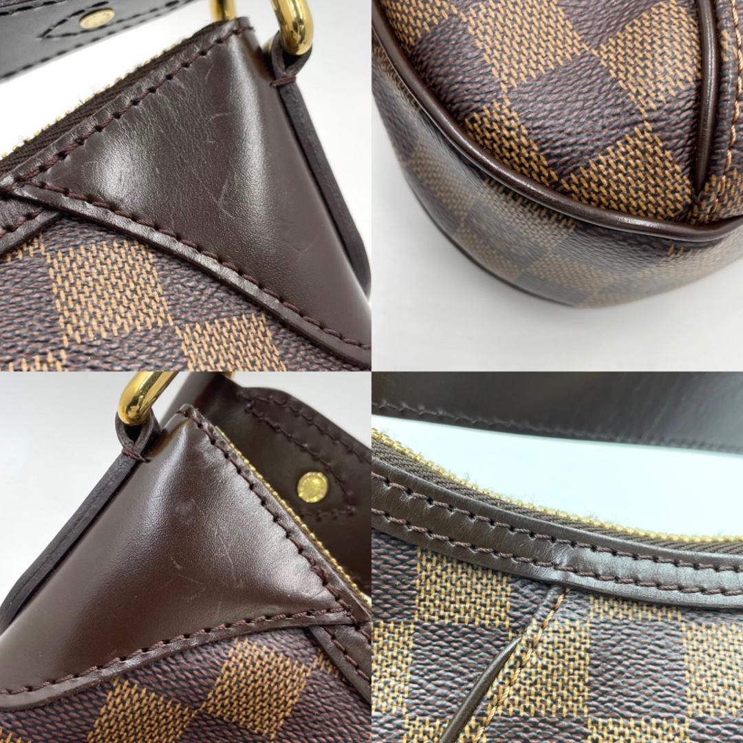 LOUIS VUITTON ルイヴィトン ハンドバッグ ダミエ テムズPM ショルダーバッグ 肩掛け 鞄 かばん N48180    ブラウン 茶 ゴールド金具 レディース【品】