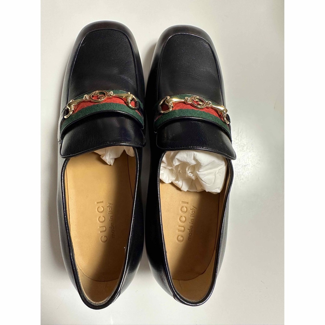 GUCCI グッチ　革靴　紳士　8サイズ(27cm) ブラック　黒　新品未使用 メンズの靴/シューズ(ドレス/ビジネス)の商品写真