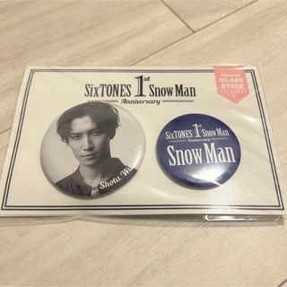 スノーマン(Snow Man)の＊渡辺翔太 缶バッジ(アイドルグッズ)