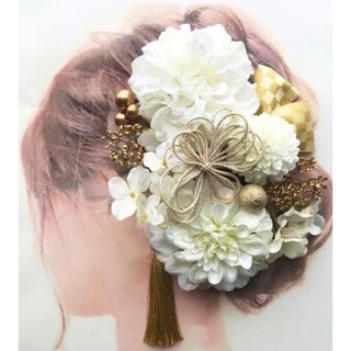 CA4LA Bridal ヘッドドレス　白　ホワイト　花