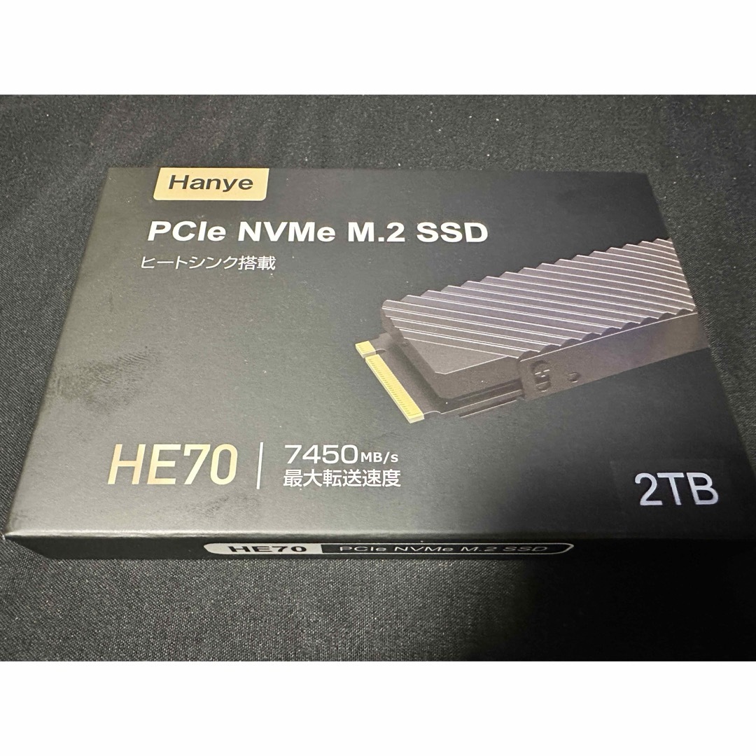 Hanye PCIe NVMe M.2 SSD 2TB 新品 スマホ/家電/カメラのPC/タブレット(PCパーツ)の商品写真