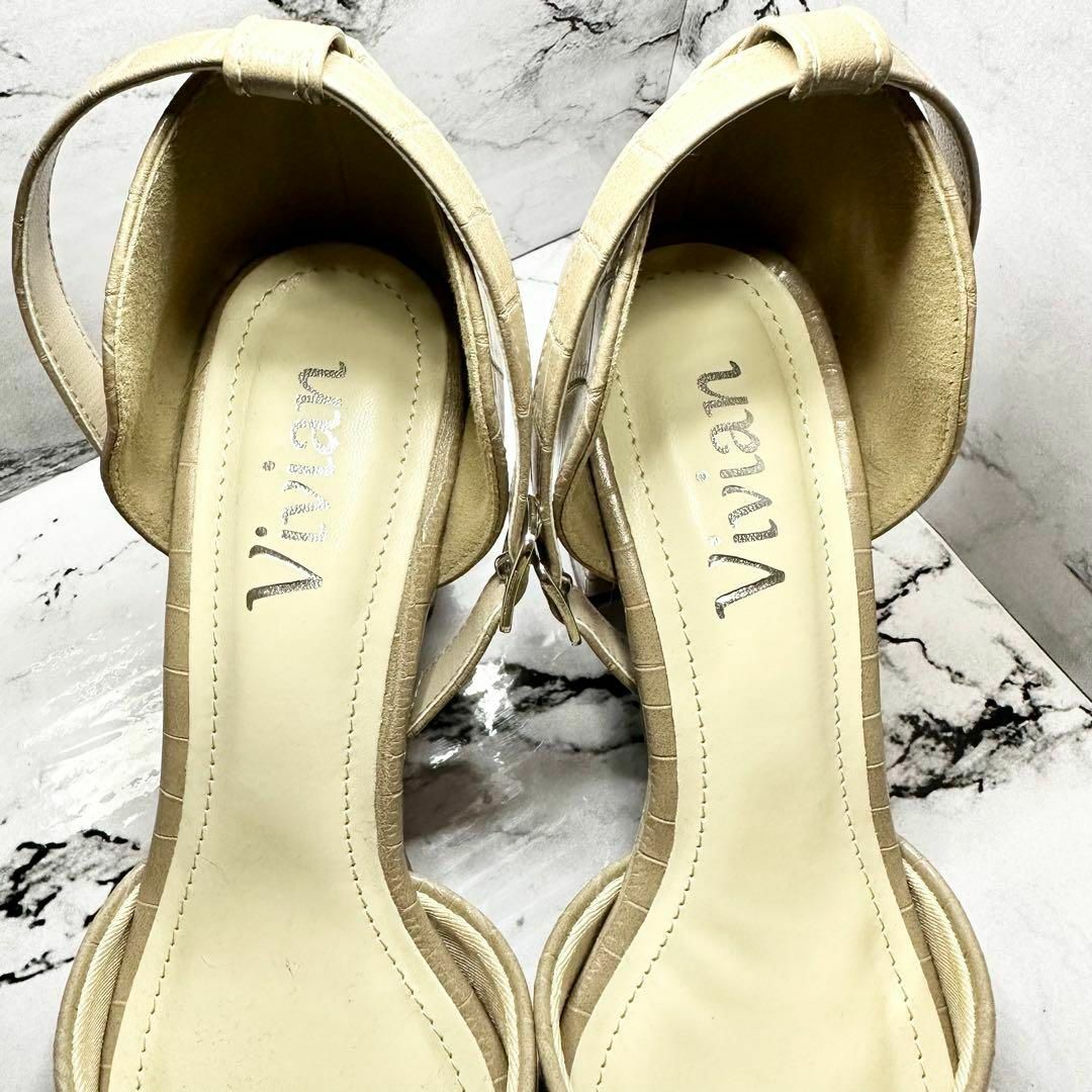 VIVIAN(ヴィヴィアン)の【極美品】vivian パンプス　23cm グレージュ レディースの靴/シューズ(ハイヒール/パンプス)の商品写真