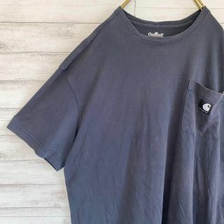 カーハート(carhartt)のカーハート　Tシャツ　半袖　胸ポケット　ロゴ　古着　ワンポイント　XL(Tシャツ/カットソー(半袖/袖なし))