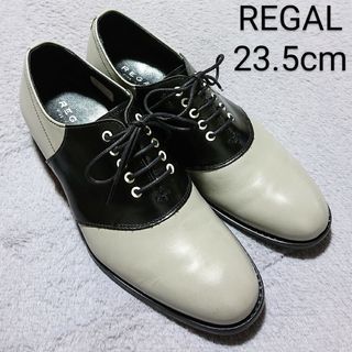 リーガル(REGAL)のREGAL❇️レディース 本革 サドルシューズ 23.5cm(ローファー/革靴)