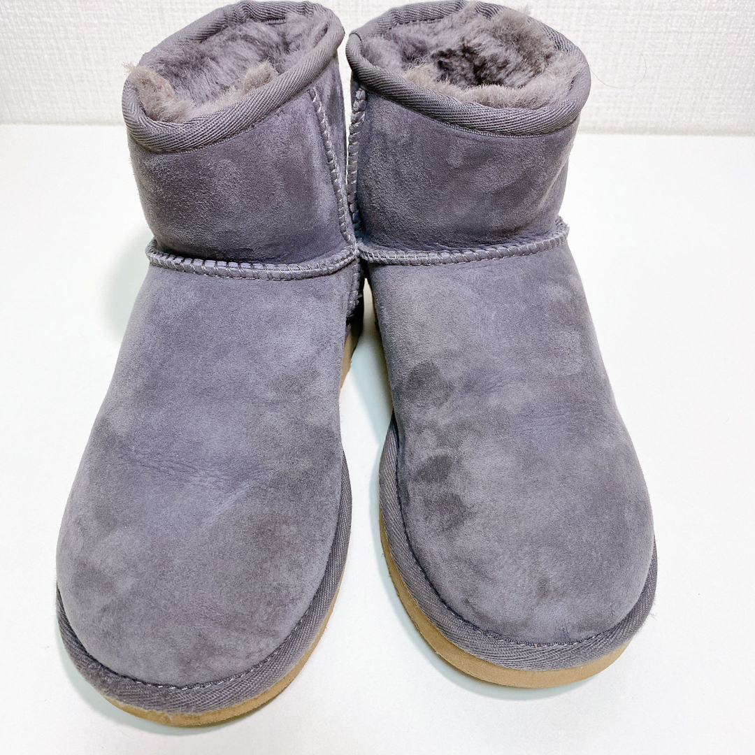 UGG - UGG Classic Mini II アグ クラシックミニ2 グレー ムートンの