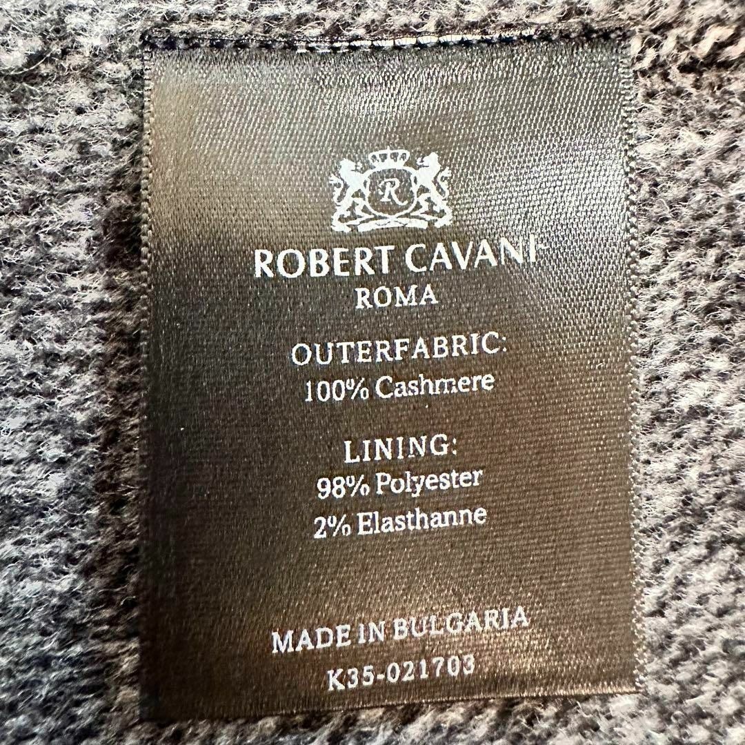 【新品】ROBERT CAVANI チェスターコート　カシミア100% グレー メンズのジャケット/アウター(チェスターコート)の商品写真