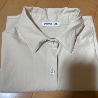 Deuxieme Classe CANCLINI タックシャツ サックスブルー