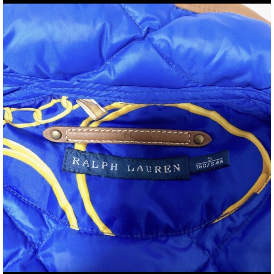 Ralph Lauren(ラルフローレン)のラルフローレン Ralph Lauren ダウンベスト ビッグポニー 金具 総柄 メンズのジャケット/アウター(ダウンベスト)の商品写真