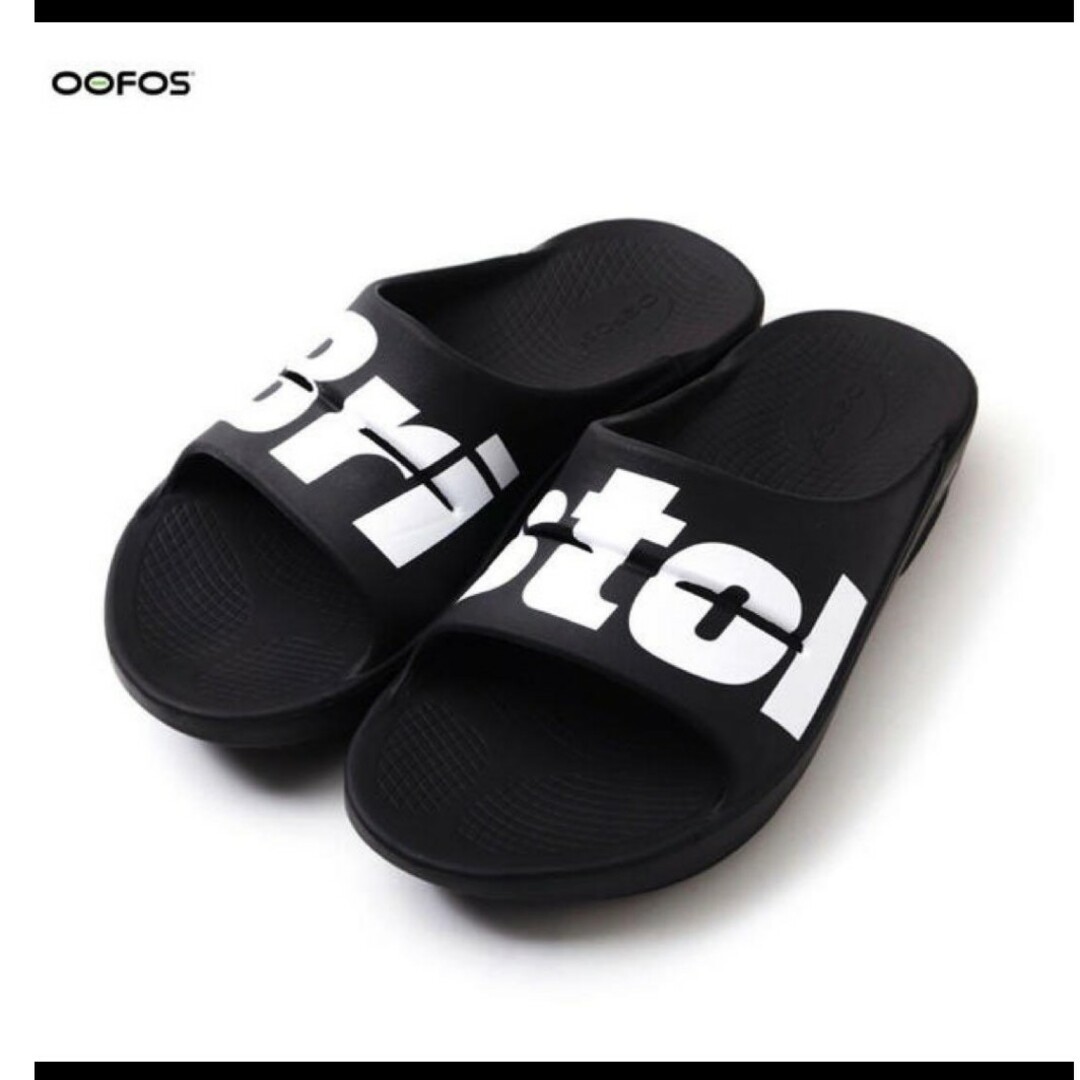 27cm 新品 送料無料 FCRB 23SS OOFOS Ooahh BLACK-
