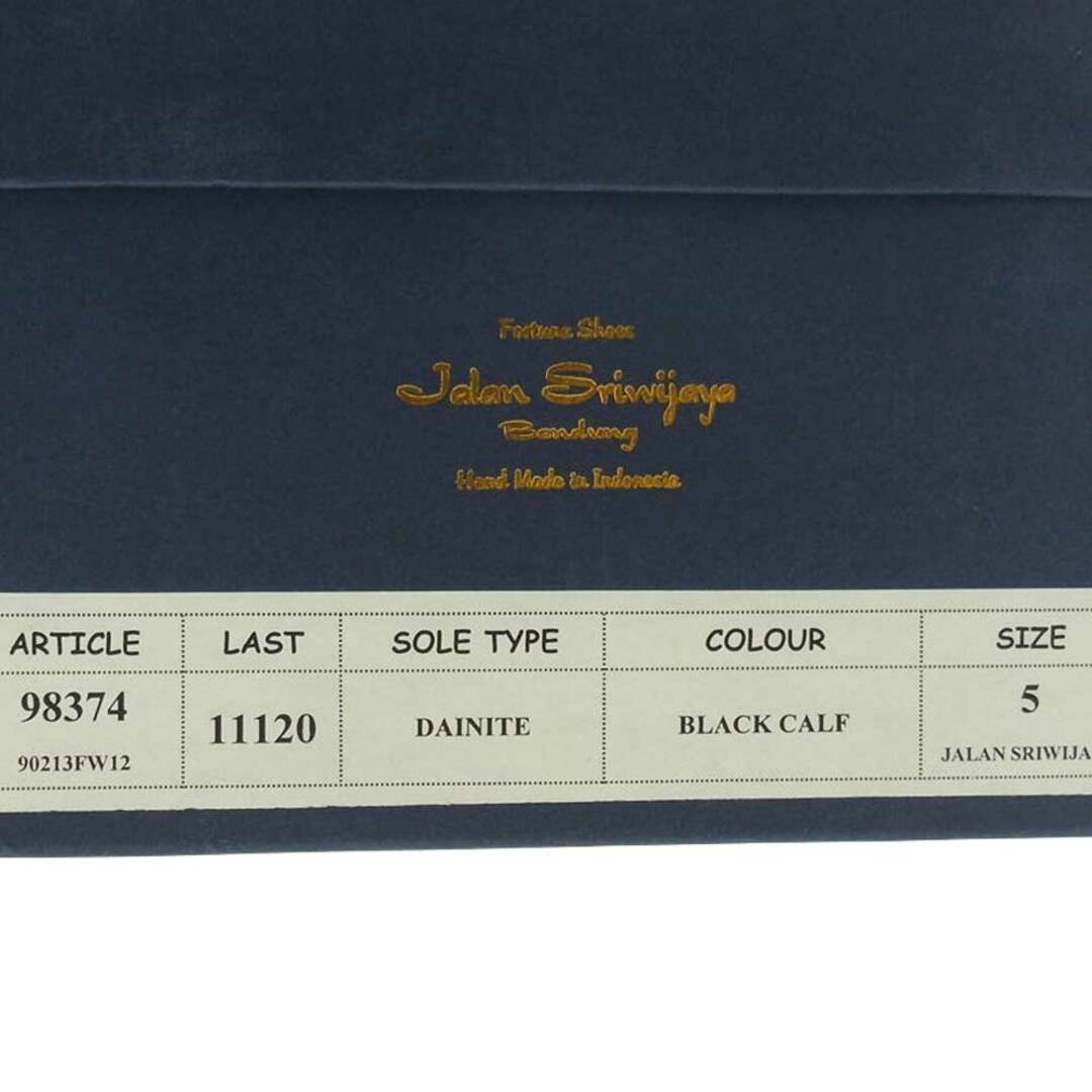JALAN SRIWIJAYA ジャランスリウァヤ その他靴 98374 ダブルモンク ストラップ シューズ ブラック系 5