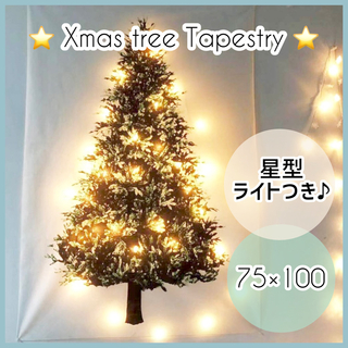 ♡限定セール♡クリスマスツリー タペストリー イルミネーション LED(その他)