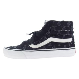 シュプリーム(Supreme)のSupreme シュプリーム スニーカー × VANS SK8-HI BLACK HOLE PUNCH DENIM バンズ スケート ハイ ブラック ホールパンチデニム ハイカットスニーカー ブラック系 US10(28cm)【中古】(スニーカー)