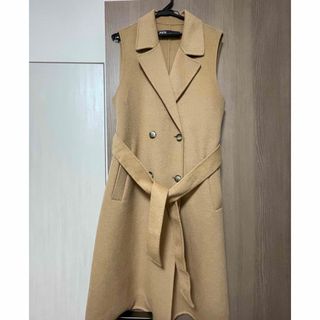 ザラ ロングベスト(ベージュ系)の通販 58点 | ZARAを買うならラクマ