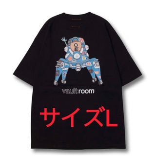 新品 cune キューン うさぎ 8周年記念 Tシャツ XL 黒 紅葉 八角