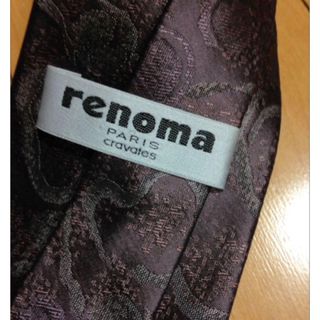 レノマ(RENOMA)の値下げ‼︎renomaダークパープルシルクネクタイ(ネクタイ)