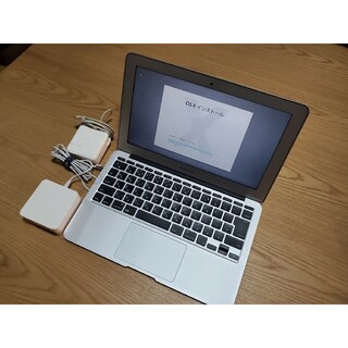 マック(Mac (Apple))の【バッテリー交換済み】mac book air mid-2012  11inch(ノートPC)