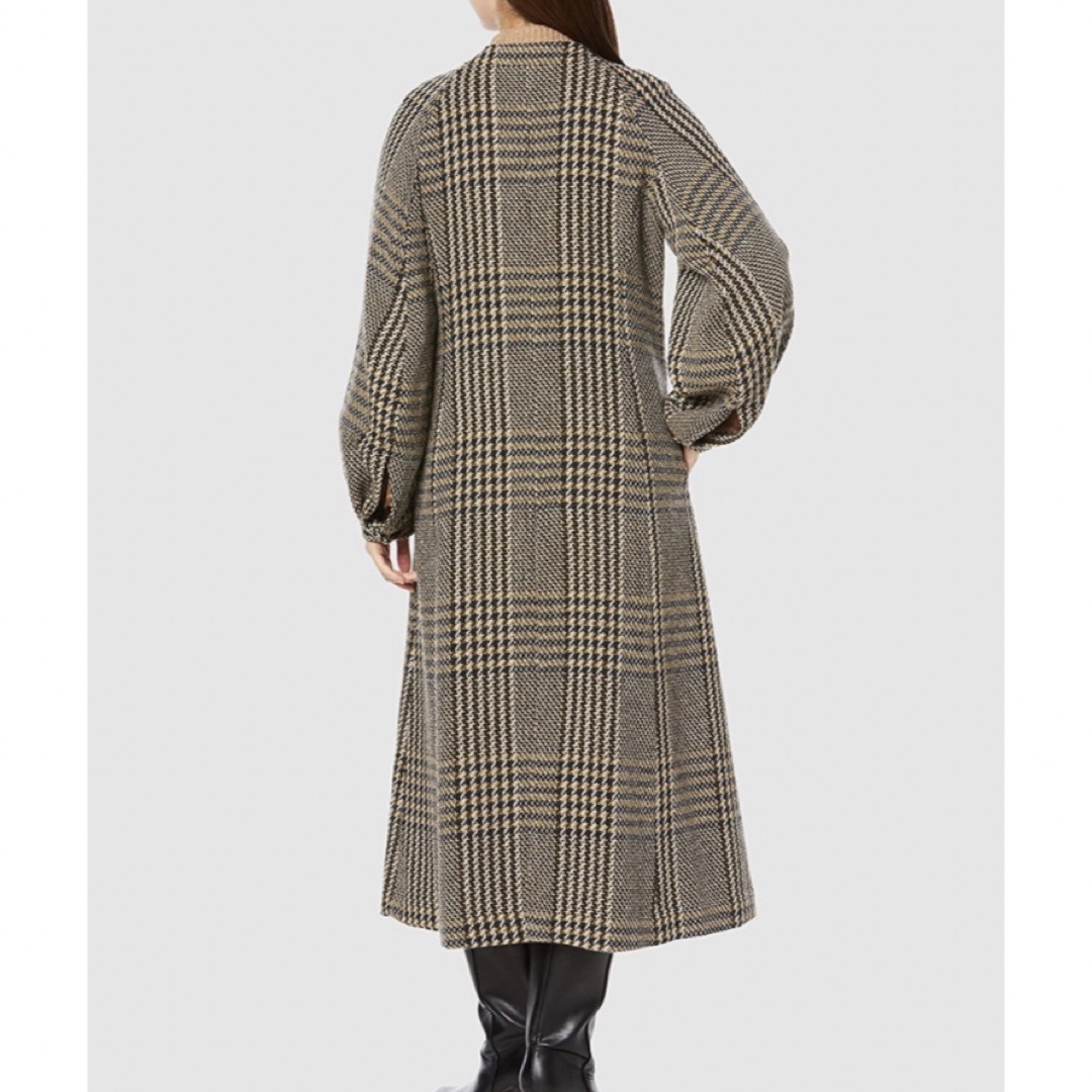 furfur☆ノーカラーロングコート
