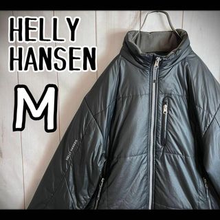 ヘリーハンセン(HELLY HANSEN)の【希少デザイン】　ヘリーハンセン　ダウンジャケット　刺繍ロゴ　ハイネック　M(ダウンジャケット)