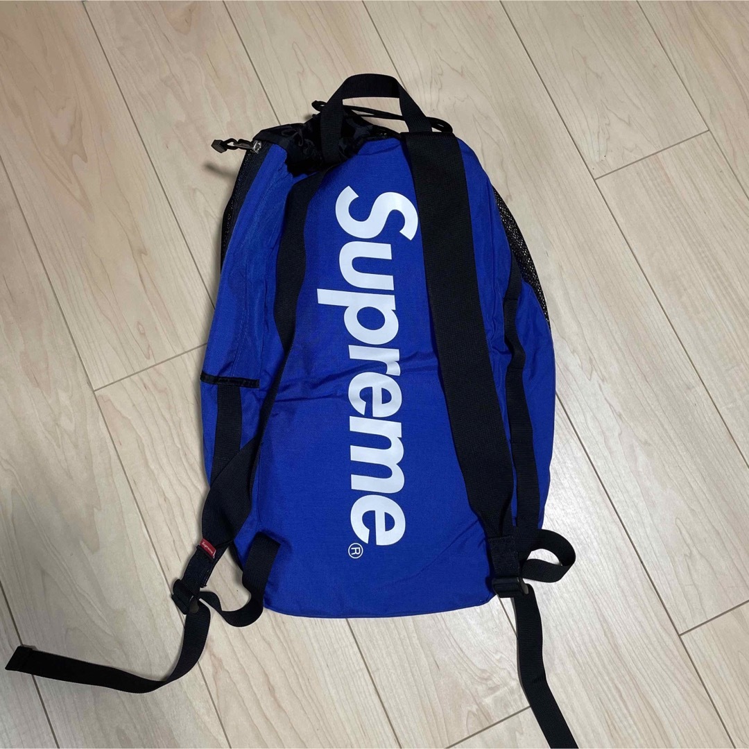 Supreme Mesh Backpack メッシュ バックパック リュック 青バッグパック/リュック