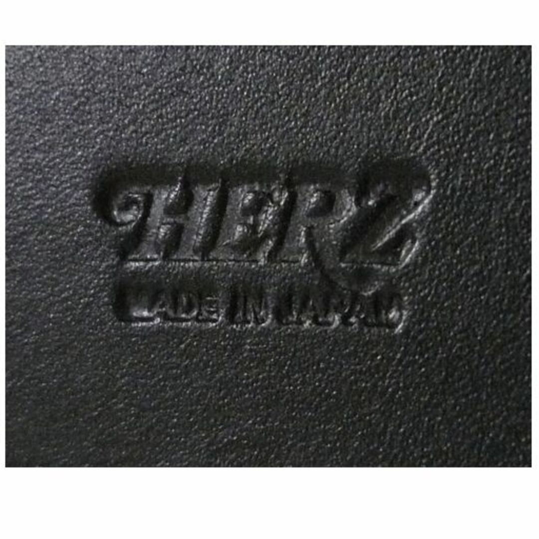 HERZ(ヘルツ)の美品　ヘルツ　HERZ　レザー　ブラック　黒　マネークリップ メンズのファッション小物(マネークリップ)の商品写真