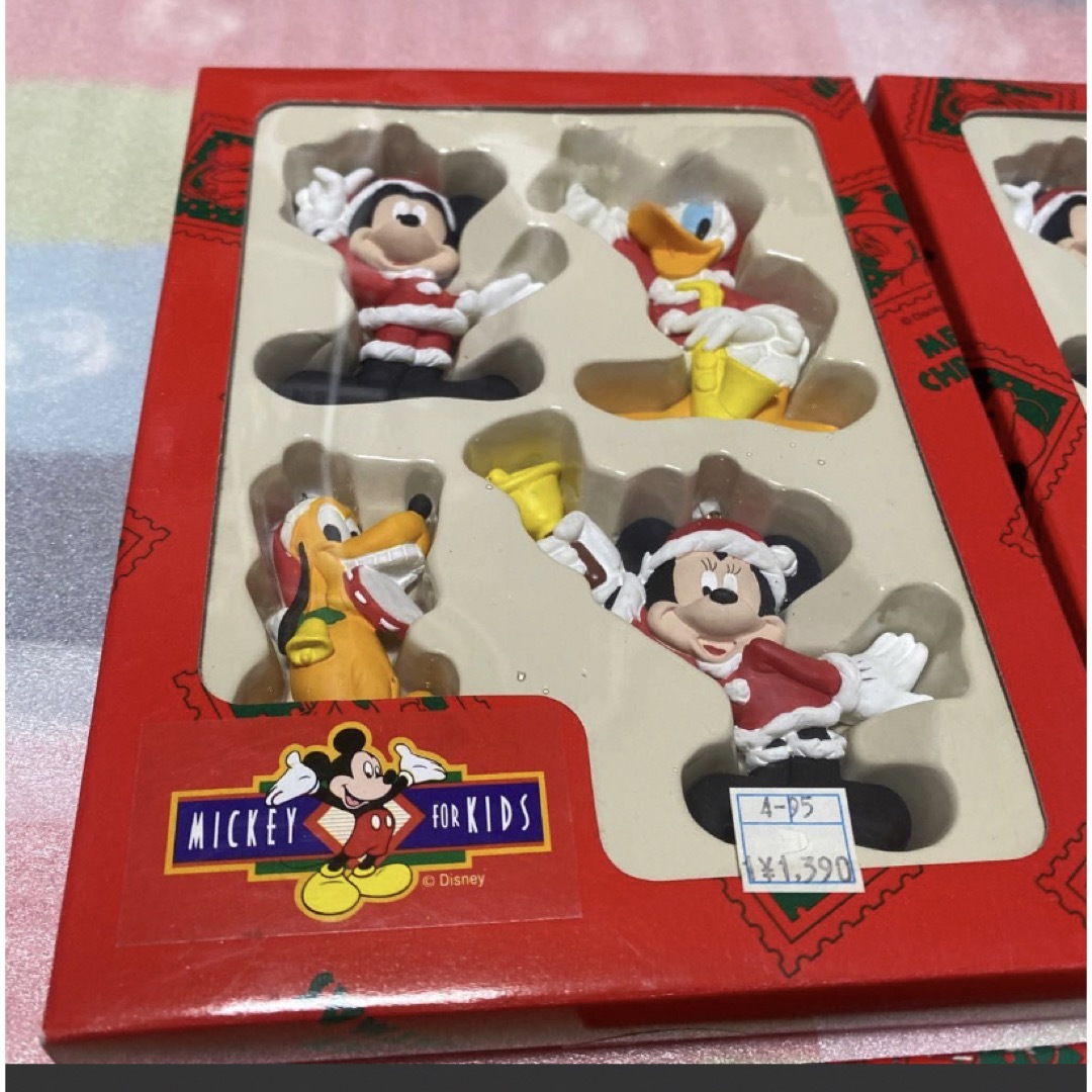 Disney(ディズニー)の新品未開封　希少品　クリスマスオーナメント　Disneyミッキーマウス　仲間たち エンタメ/ホビーのおもちゃ/ぬいぐるみ(キャラクターグッズ)の商品写真