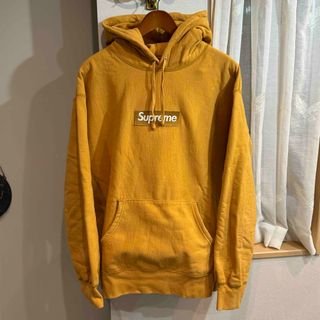 Supreme コントラストフーデッドスウェットシャツ　68231017-01S