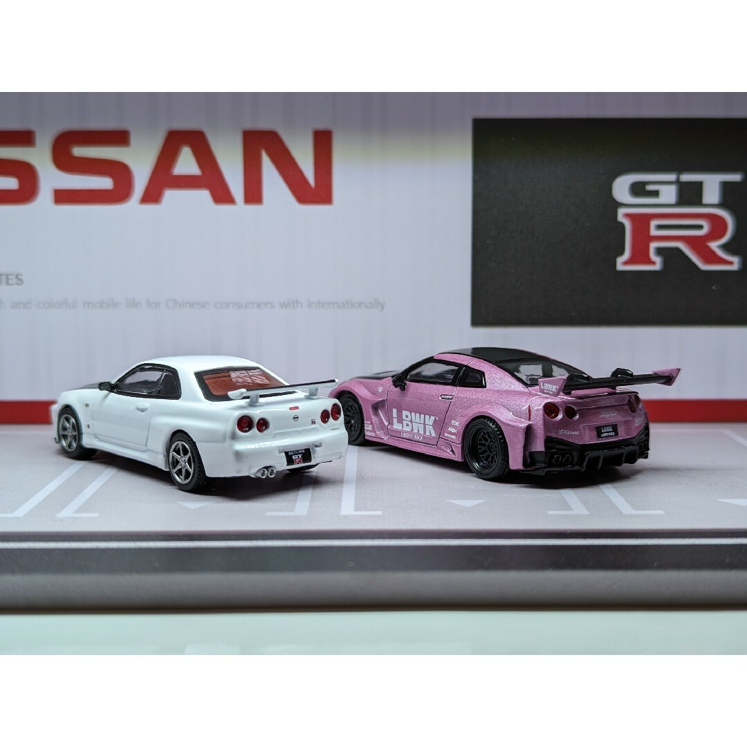 NISSAN　GT-R ジオラマセット　R32〜 MINI-gt 1/64