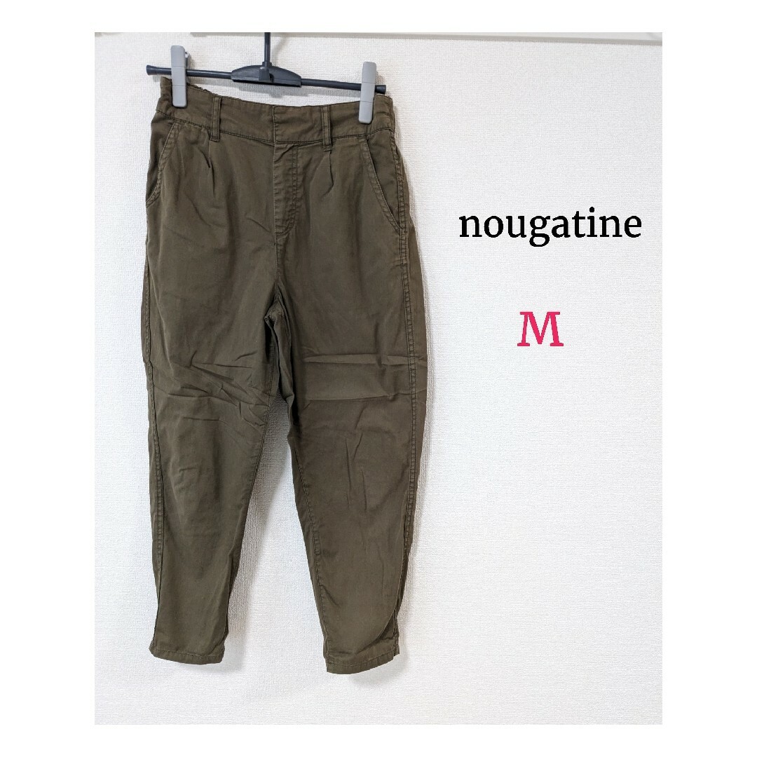 nougatine(ヌガティーヌ)のnougatine　ヌガティーヌ　テーパードパンツ　カーキ　M　レディース レディースのパンツ(カジュアルパンツ)の商品写真