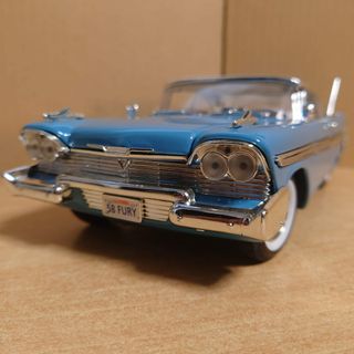 1/18 プリムスフューリー 1958 ライトブルー Plymouth Fury