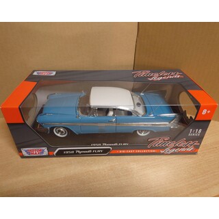 1/18 プリムスフューリー 1958 ライトブルー Plymouth Furyの通販 by ...