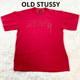 ステューシー Tシャツ・カットソー(メンズ)（レッド/赤色系）の通販