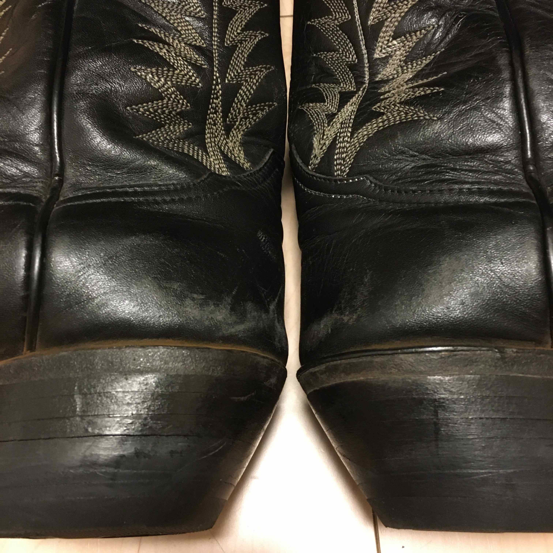 Tony Lama(トニーラマ)のトニーラマ　ウエスタンブーツ　カウボーイブーツ　ブラック　TONY LAMA メンズの靴/シューズ(ブーツ)の商品写真