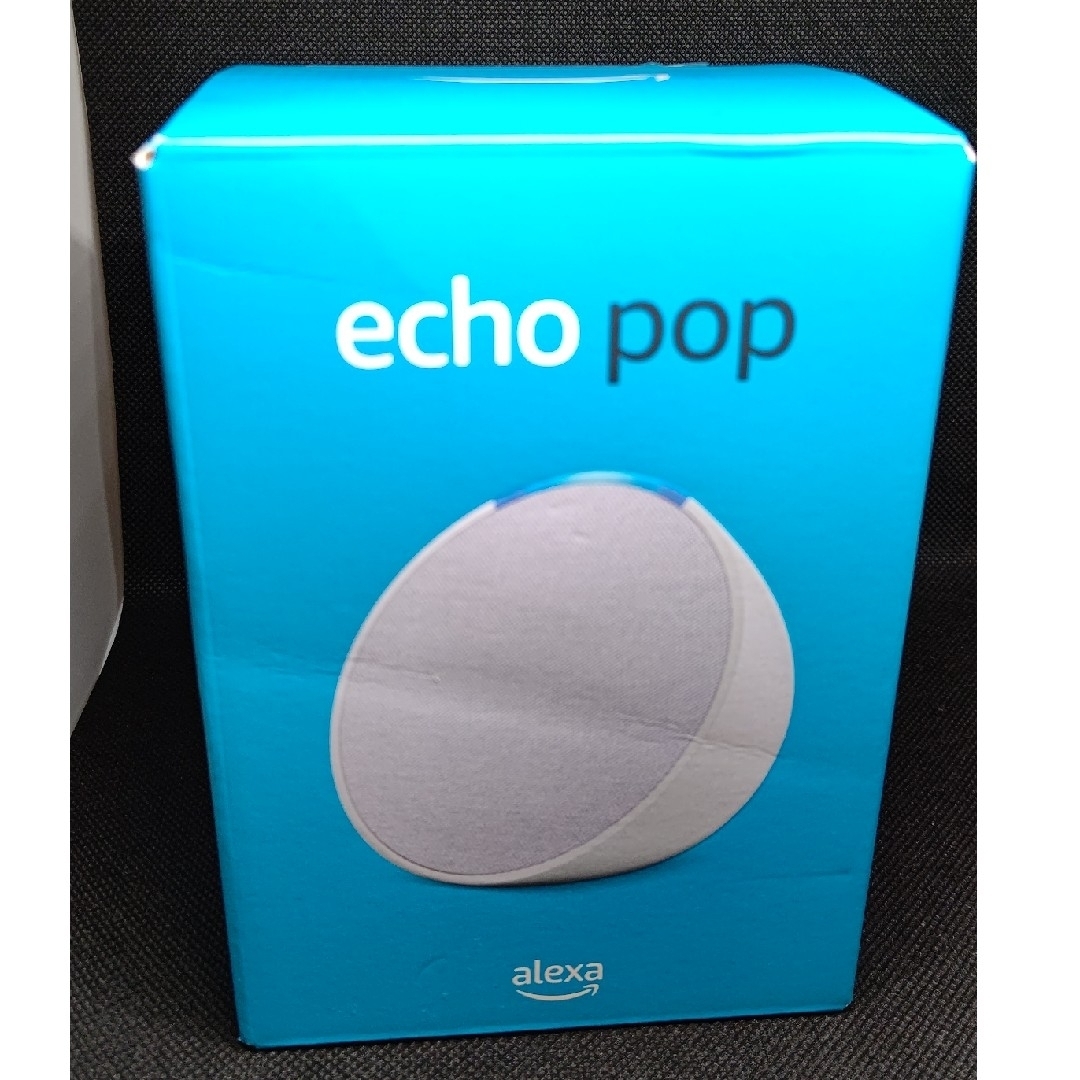 Amazon(アマゾン)のAmazon Echo Pop グレーシャーホワイト スマホ/家電/カメラのオーディオ機器(その他)の商品写真